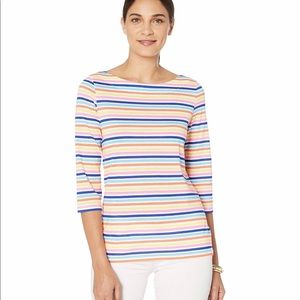 Lilly Pulitzer Waverly Top Multi Island Stripe